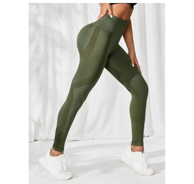 Fashion Slim Fit Waist Shaping Hip Lifting High Elastic Shock Absorption Fitness Yoga Exercise Pants