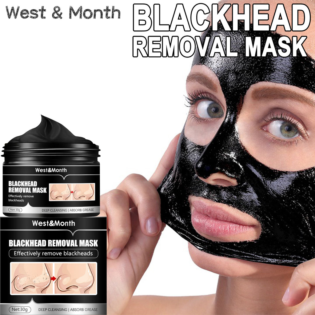 Bamboo Charcoal Blackhead Suction Mask Cleaning Tear And Pull Nose Mask Blackhead Suction Acne