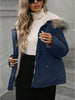 Aveloria Hooded Cinched Waist Casual ParkaPadded Insulated Polyfill Synthetic Insulation Winter Coat
