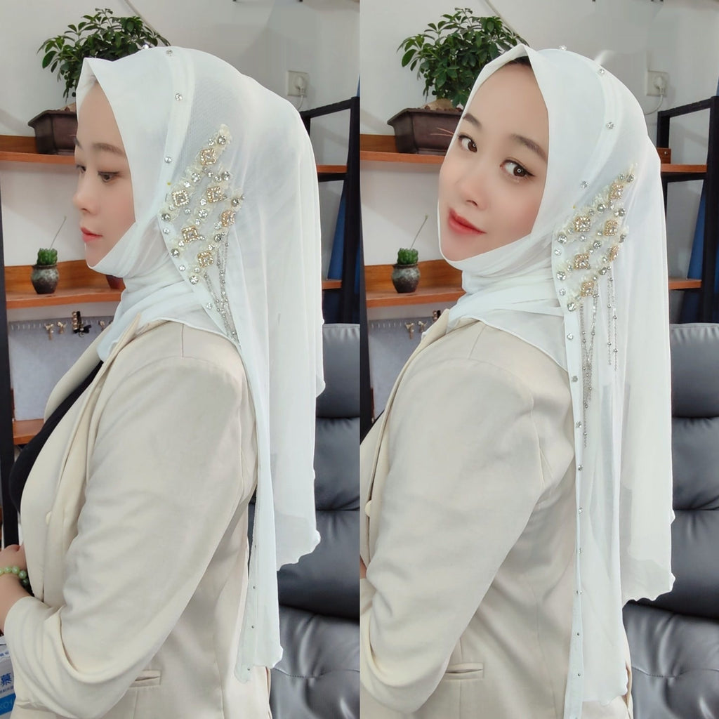 Turban Original Tassel Voile Wrap Towel