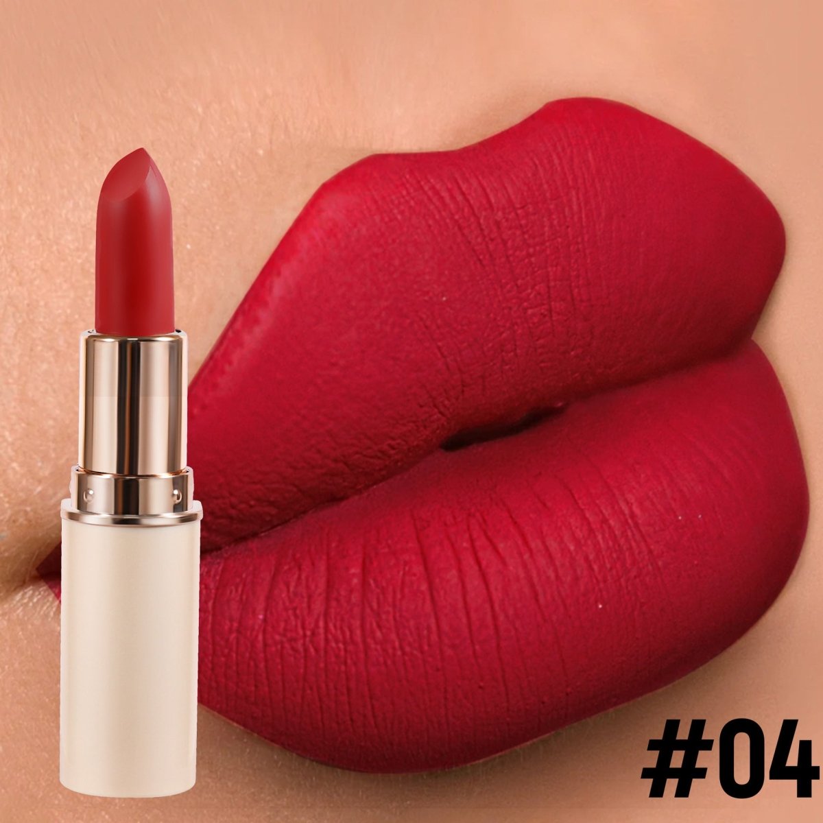 8 Color Matte Lipstick Half Cylinder Design Waterproof - Eshtree