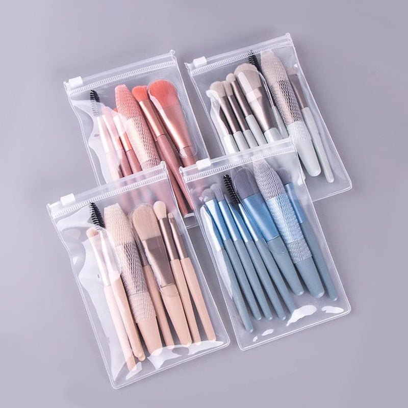 8 PCs Makeup Brushes Suit Portable Beauty Tools - Eshtree