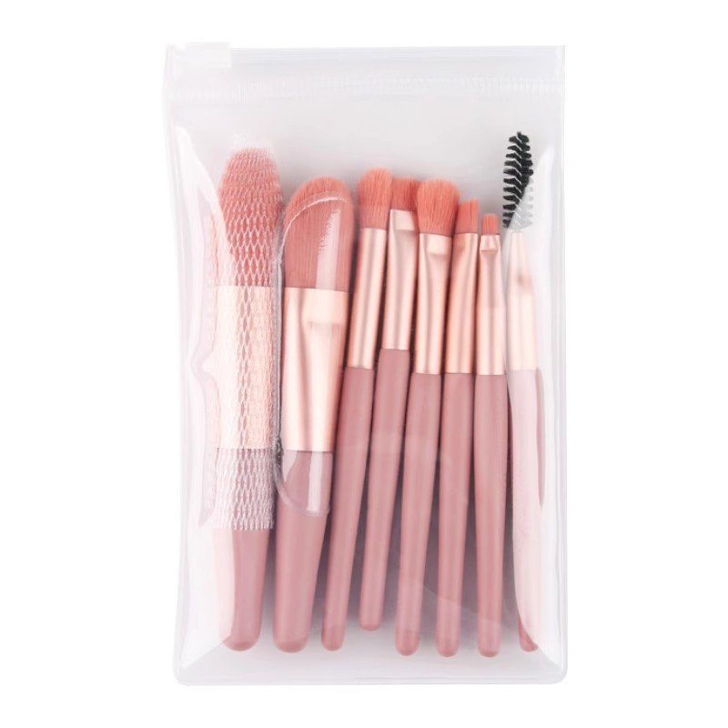 8 PCs Makeup Brushes Suit Portable Beauty Tools - Eshtree