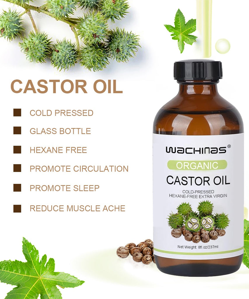 Organic Castor Oil Cold Pressed Moisturizing Moisturizing And Nourishing