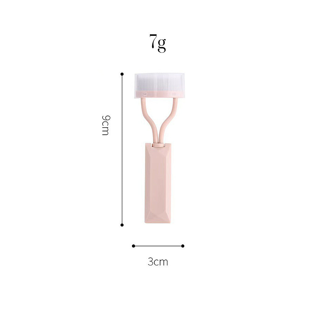 Portable Semi-arc Stainless Steel Needle Eyelash Brush