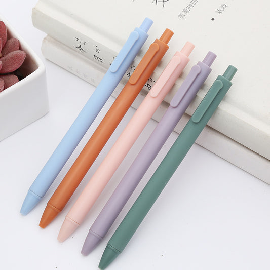 Morandi Macaron Press Gel Pen Learning Stationery