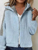 Faux Lamb Plush Thickened Fleece Thermal Hoodie Women
