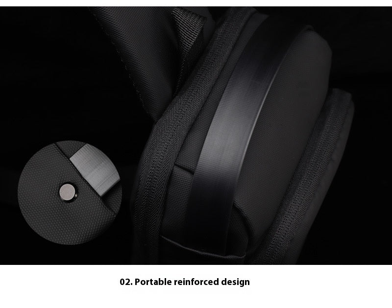 Men's Crossbody Sports USB Charging Shoulder Bag