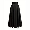 Women's High Waist Pure Color Skirt