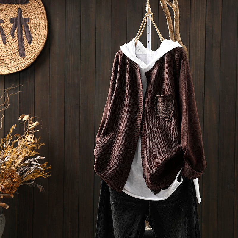 Autumn Casual Single-breasted Outerwear Top