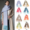 Circle Yarn Thick Tassel Clip Flower Scarf Shawl