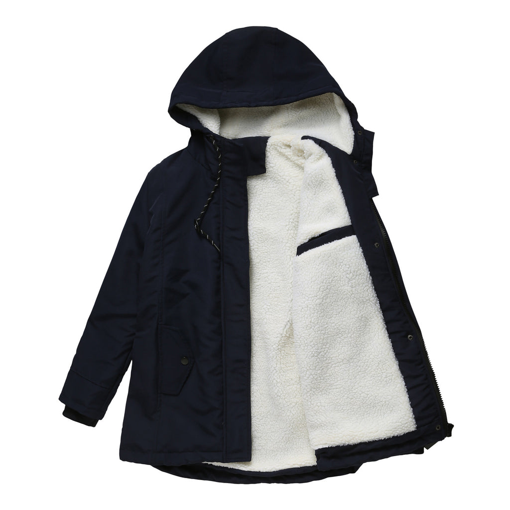 Warm Coat Thickened Plus Velvet Cotton-padded Coat