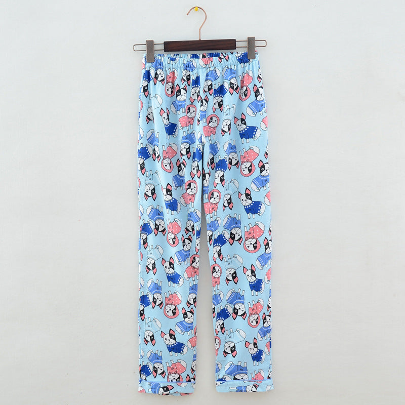 Women's Autumn And Winter Style Lively Cute Pajamas Brushed Cloth Home Wear