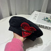 Retro Love Beret Children's Summer Thin Niche Street Fashion