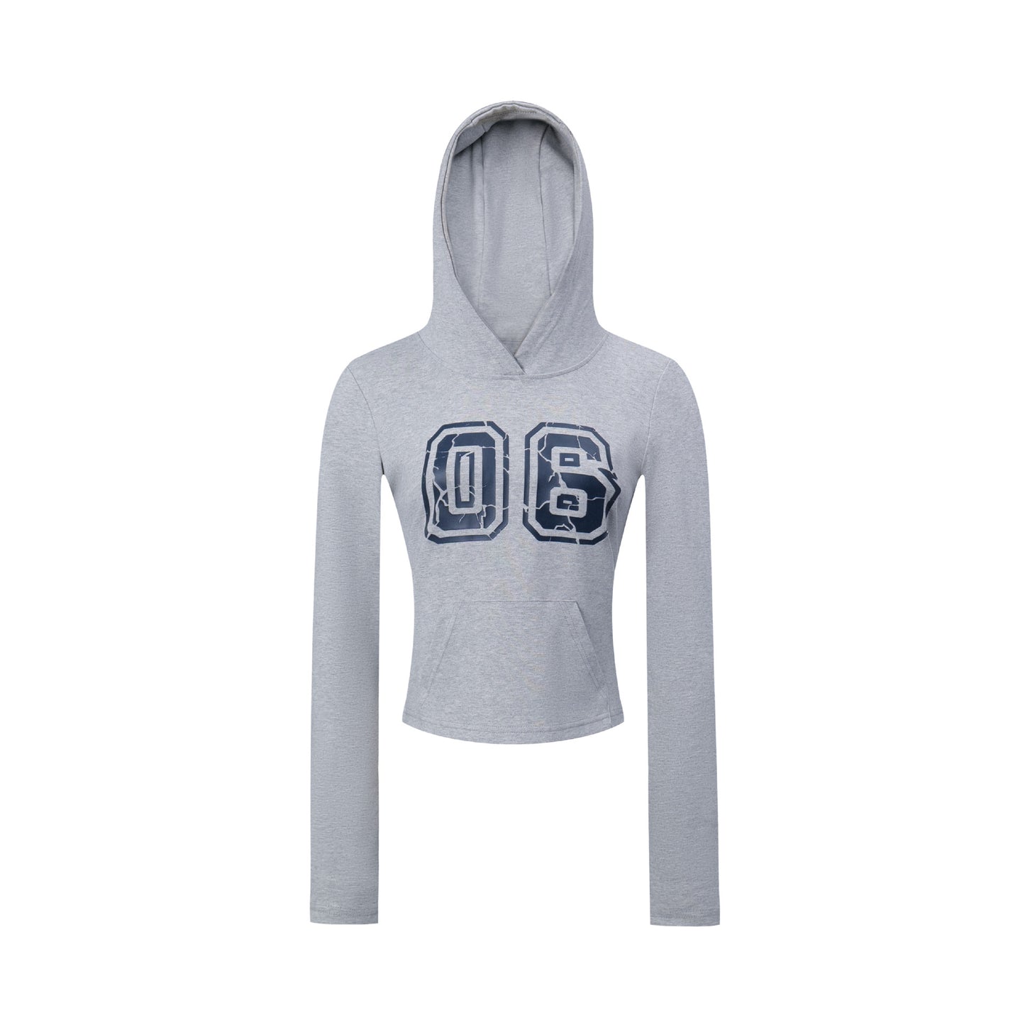 American Retro Hot Girl European And American Printed Hooded Slim Fit Long-sleeved T-shirt