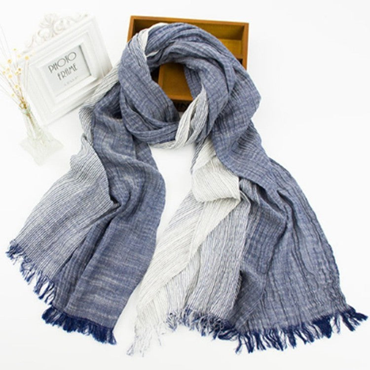All-matching Art-style Striped Scarf For Women