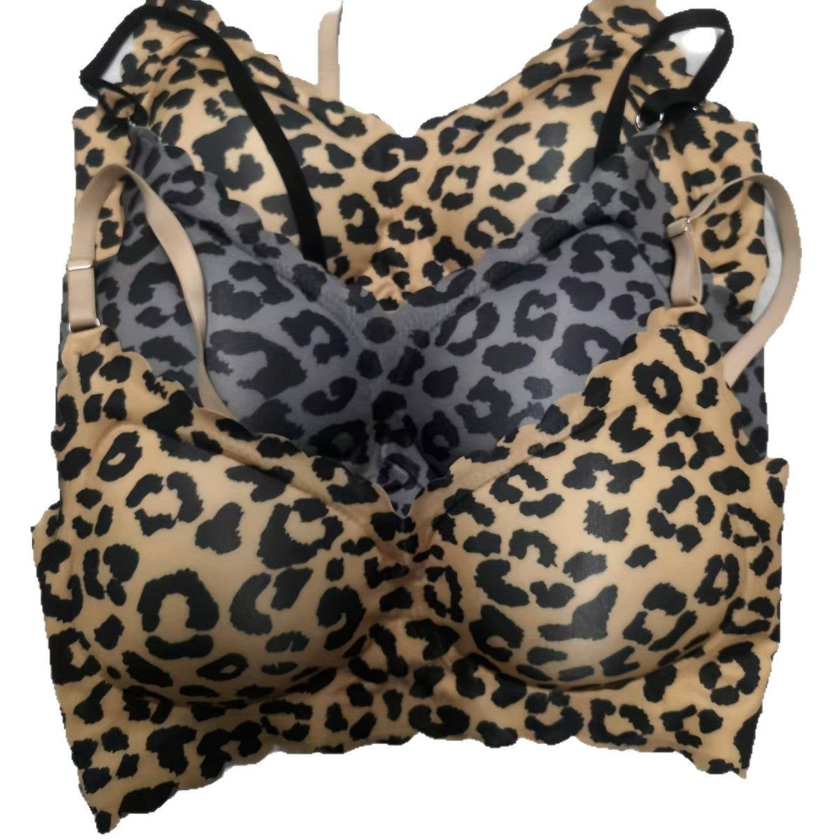 Sexy Leopard-print Seamless Women's Lingerie