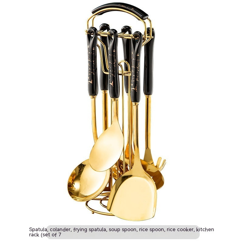 مجموعة أدوات المطبخ المصنوعة من الفولاذ المقاوم للصدأ