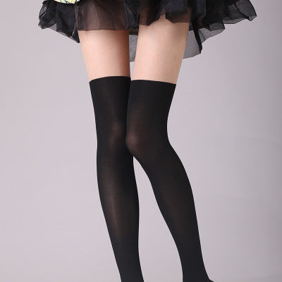 Over-the-knee Stockings Color Matching Stitching