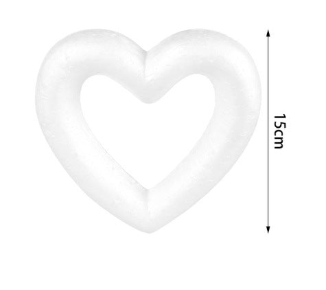 Foam Peach Heart Solid Hollow Love Wedding Kindergarten Decoration