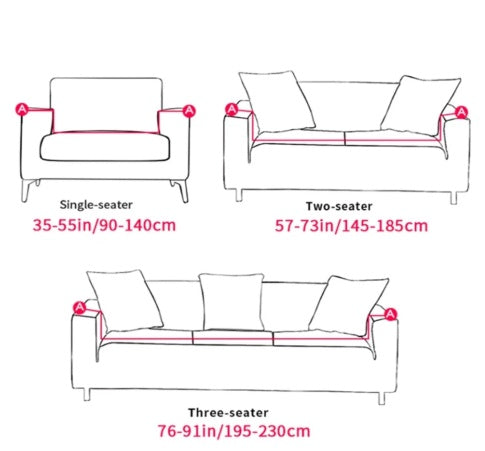 Elastic sofa cover