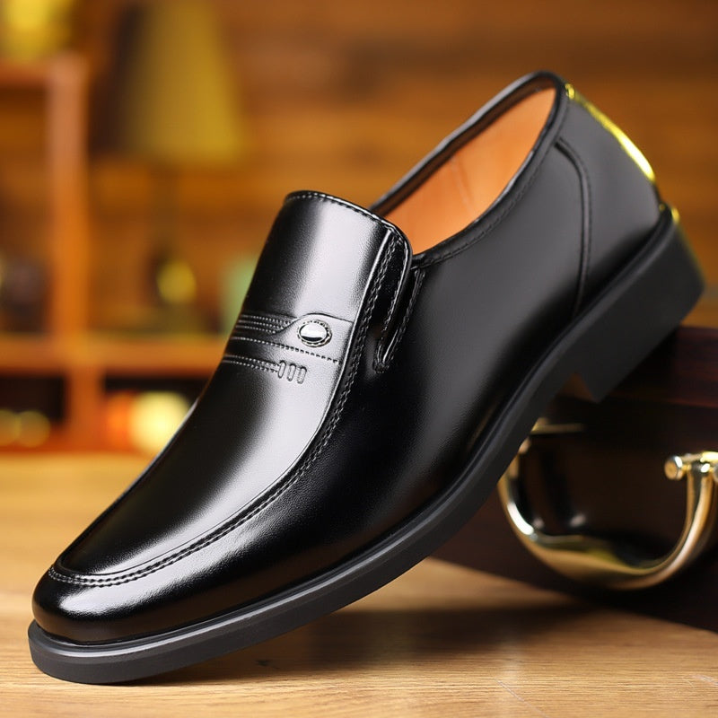 Spring Men's Leather Shoes  Plus-size