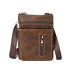 Retro First Layer Cowhide Crazy Horse Leather Crossbody Bag