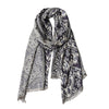 Ethnic Style Casual Men's Cotton Jacquard Scarf Tassel Soft Warm Scarf