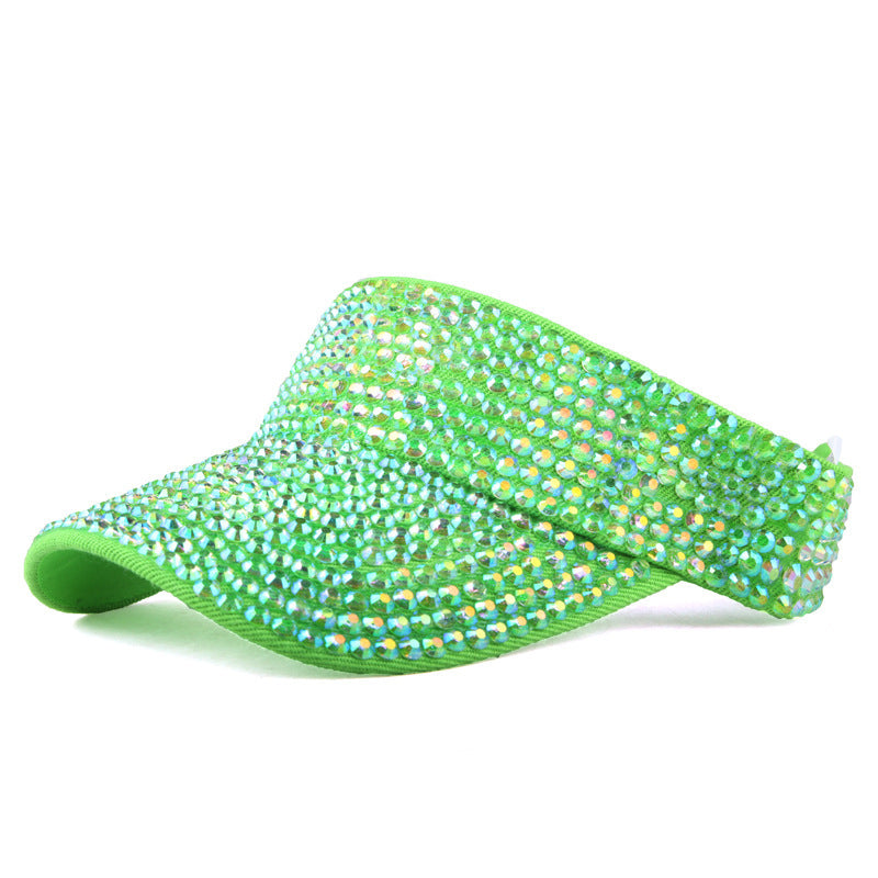 Spot Drill Sun Hat Sun Protection No Top Girl's Cap