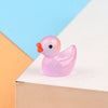 Luminous Little Duck Resin Accessories Micro Landscape Ornaments