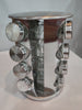 New Kitchen Supplies 430 Stainless Steel Glass Rotary Seasoning Can Set Seasoning Can