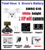 Sales Promotion WiFi 2MP Camera With S10 SMRC FPV Quadcopter Drone Helicopter UAV Micro Remote Control Toy RACER KIT Aircraft
