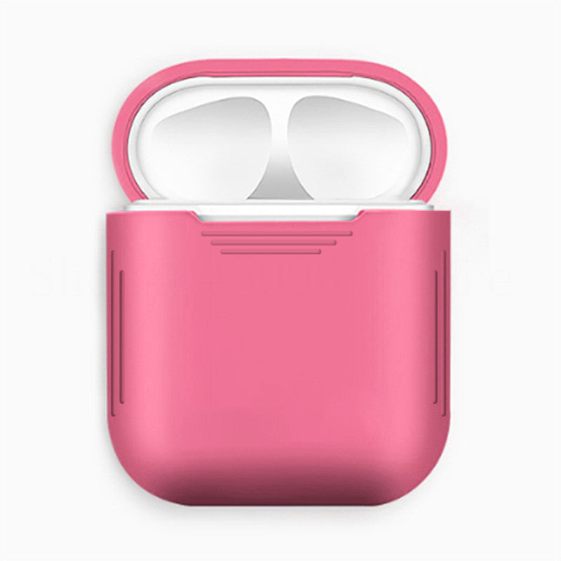 Compatible with Apple, Silicone case with shockproof earmuffs