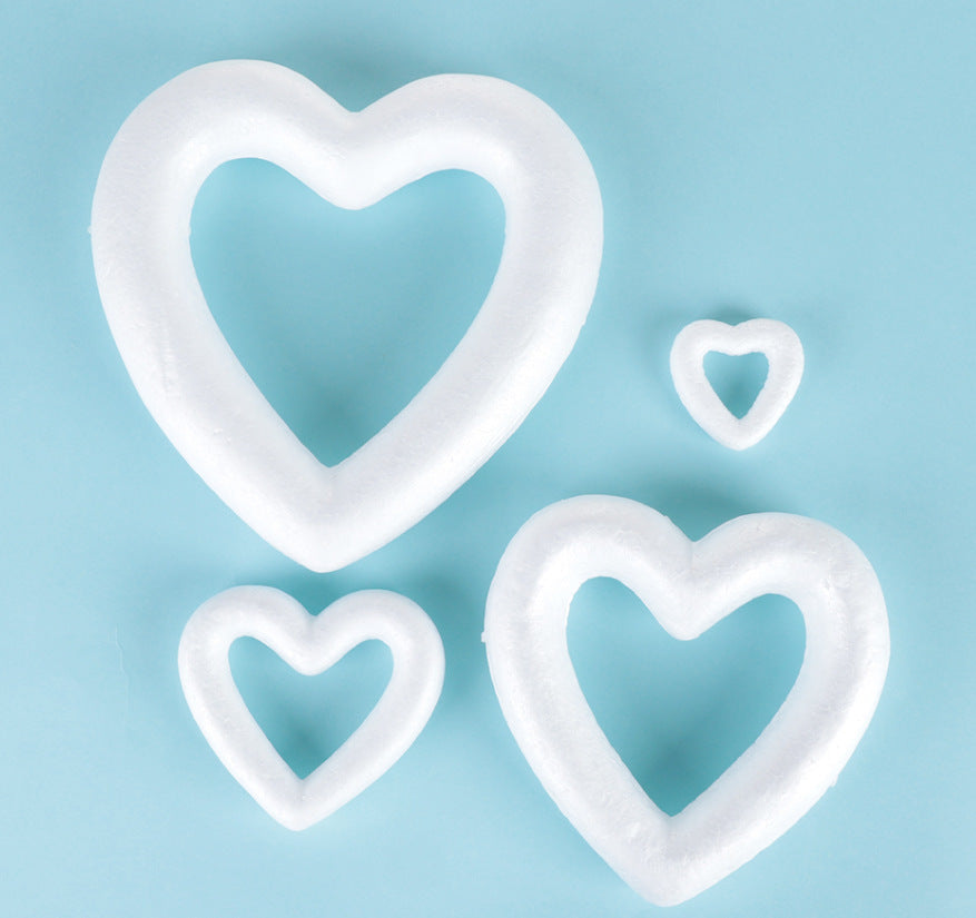 Foam Peach Heart Solid Hollow Love Wedding Kindergarten Decoration