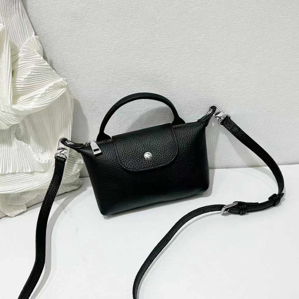 Top Grain Leather Niche Crossbody Phone Bag