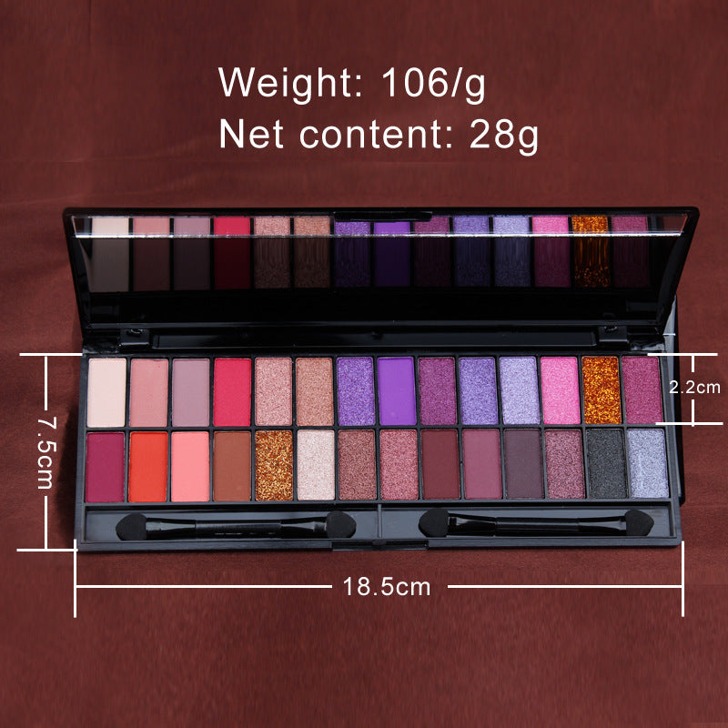 Creative 28 Color Matte Pearlescent Eyeshadow Palette