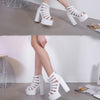 Stage Shoes Nightclub Platform High Heel Platform Shoes Chunky Heel Women's Sandals