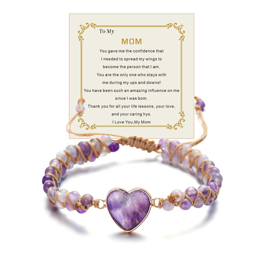 Vintage Handmade Inspirational Bracelet Beautiful Mother's Day Wrist Chain