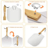 12 Inch Pizza Peel Oven Aluminium Foldable Wood Handle And Pizza Paddle