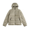 Lightweight Ribbed Hooded Down Jacket For Men And Women, Warm In Winter