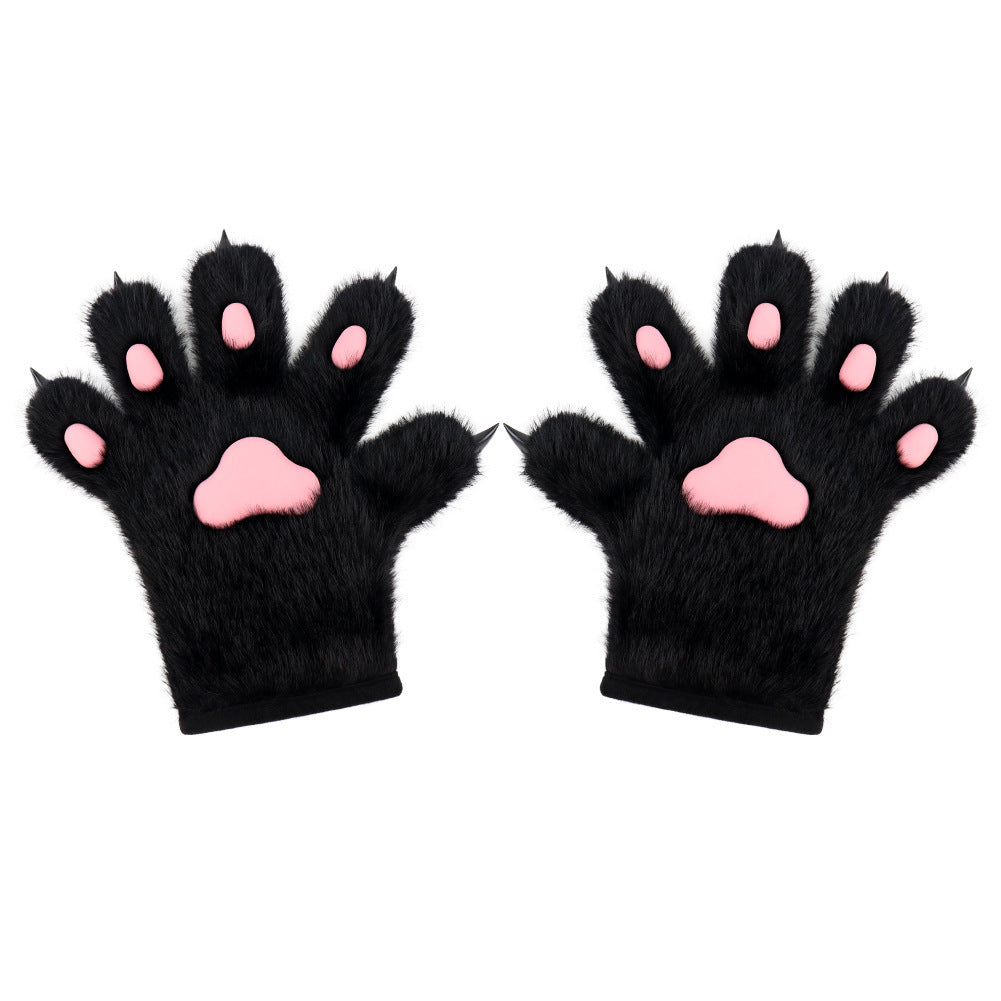 Handmade Cat's Paw Gloves Plush Meat Pad Cat Palm Props