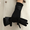 Women's Fleece-lined Warm Graceful Bow Gloves