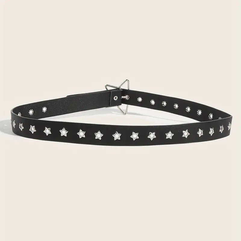 Female Punk Rivet XINGX Porous Personality Belt