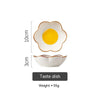 Simple SUNFLOWER Ceramic Poached Egg Household Creative Tableware