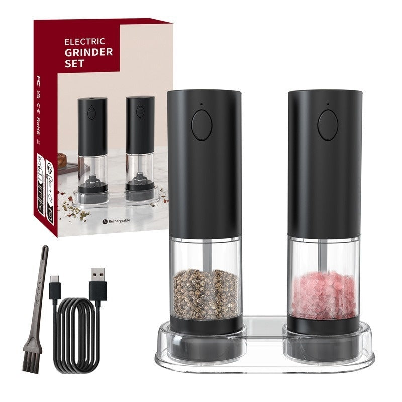 Charging Grinder Electric Rose Salt Pepper