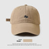 Embroidered Fox Baseball Cap Sports Sun-proof Breathable Peaked Cap