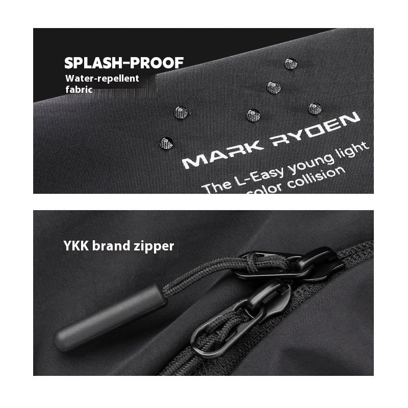 Crossbody Bag Men's Portable Portable Single Shoulder Backpack Chest Bag