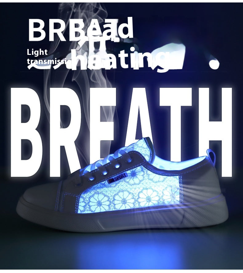 Thin Flat Student Hollow Breathable Sports Shoes