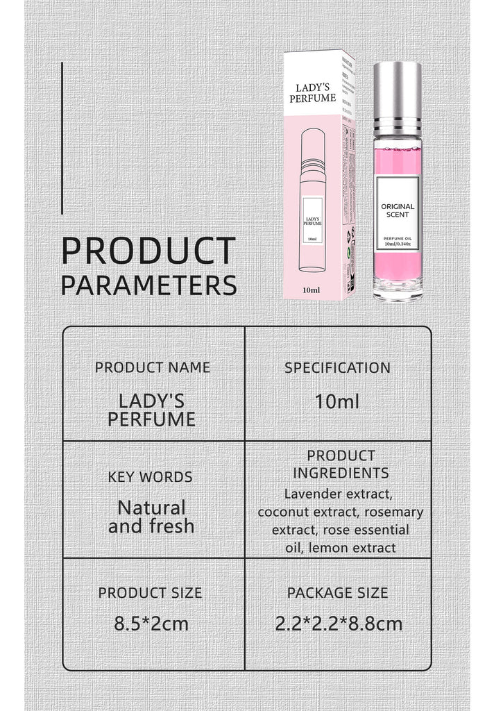 LADY 39 S PERFUME Natural Fresh, Light And Durable