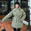 Women's Mid-length Thickened Minority Fashion Temperament Cotton-padded Jacket